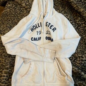 vintage 2000s hollister zip up hoodie